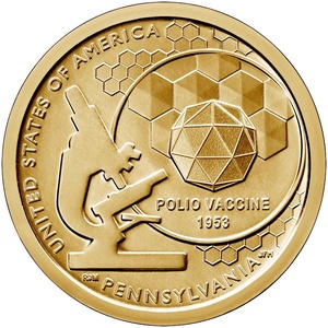 2019 1-dollar - D - Pennsylvania reverse